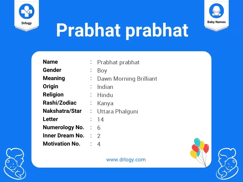 Prabhat Prabhat Name Meaning